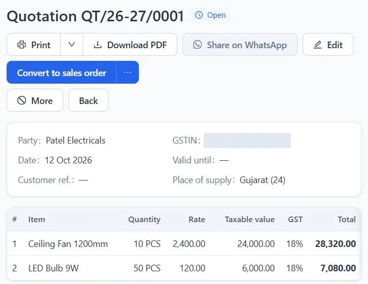 Uotaton GST Billing & Stock Software in Ahmedabad | Tradeloom